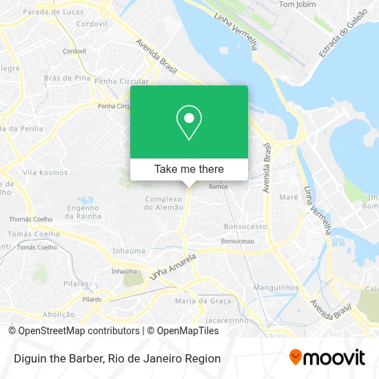 Diguin the Barber map