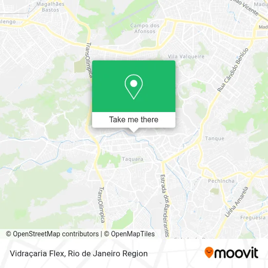 Vidraçaria Flex map