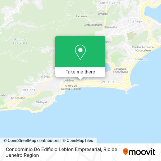Condominio Do Edificio Leblon Empresarial map