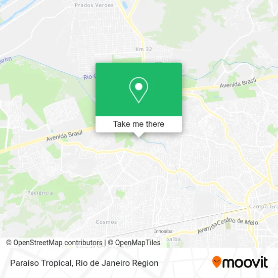 Paraíso Tropical map