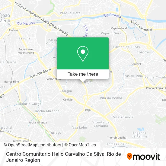 Centro Comunitario Helio Carvalho Da Silva map