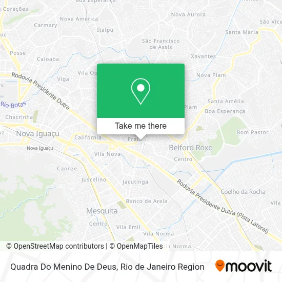 Quadra Do Menino De Deus map
