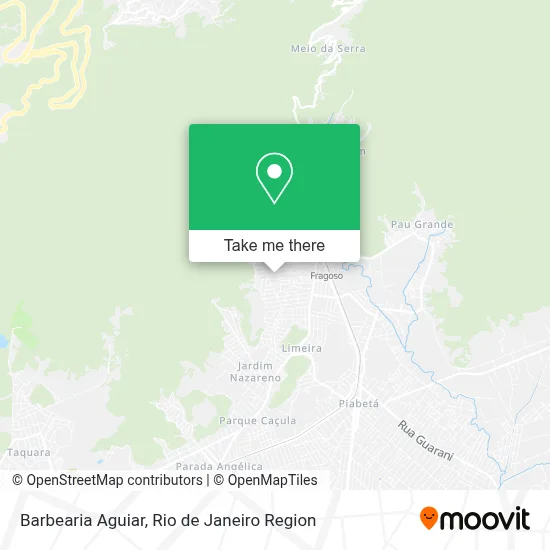 Barbearia Aguiar map