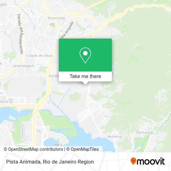 Pista Animada map