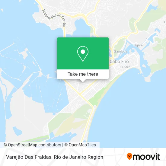 Varejão Das Fraldas map