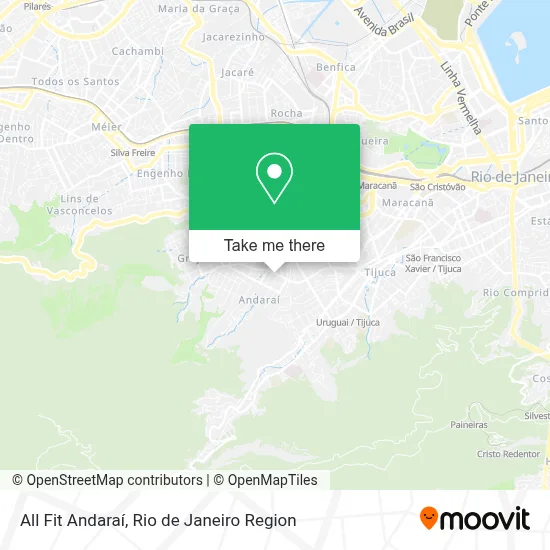 All Fit Andaraí map