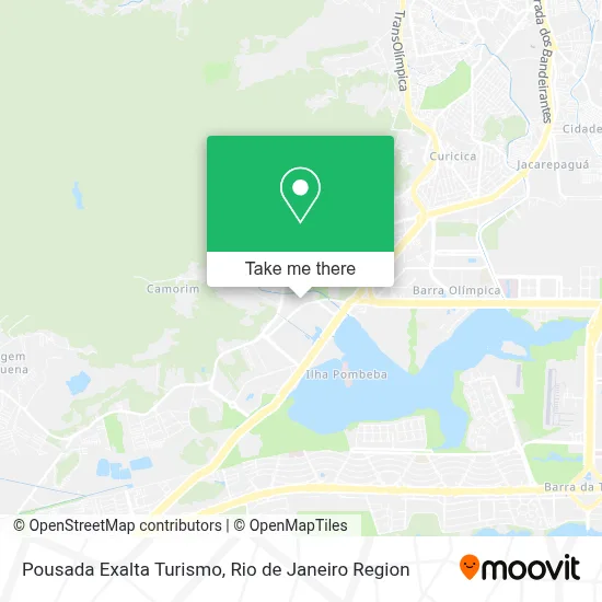 Pousada Exalta Turismo map