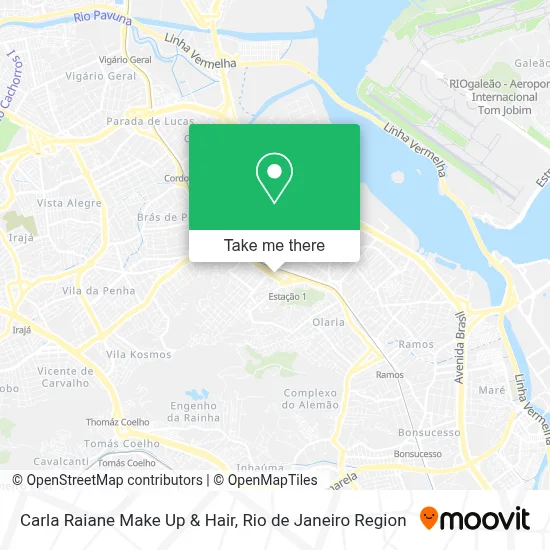 Carla Raiane Make Up & Hair map
