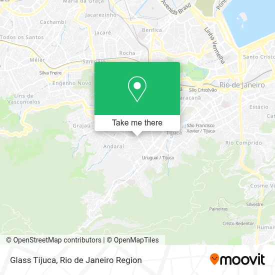 Glass Tijuca map