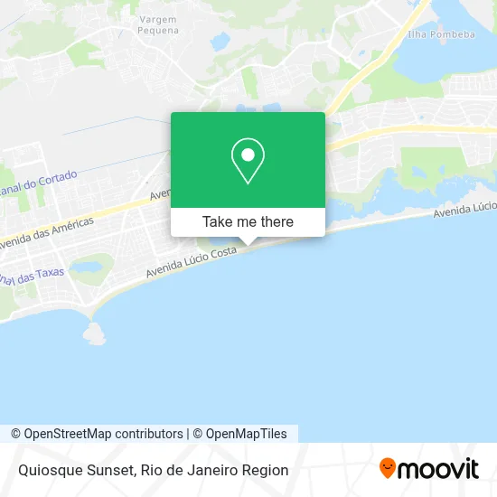 Quiosque Sunset map