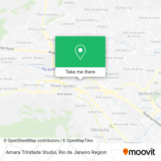 Amara Trindade Studio map