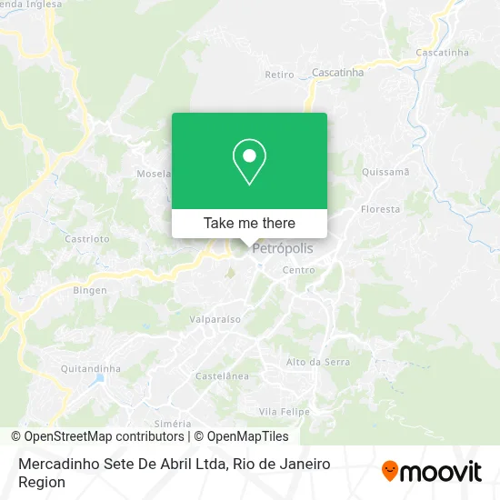 Mercadinho Sete De Abril Ltda map