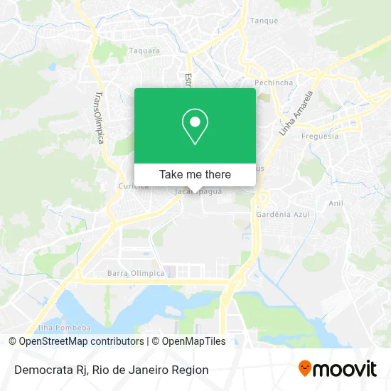 Democrata Rj map