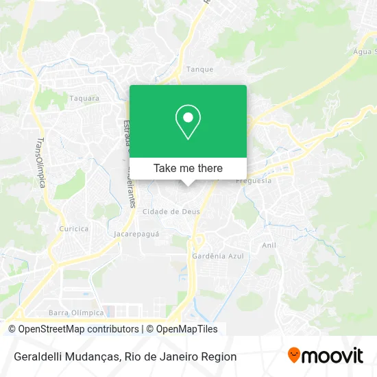 Geraldelli Mudanças map