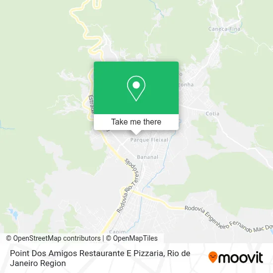 Point Dos Amigos Restaurante E Pizzaria map