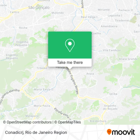 Conadicrj map