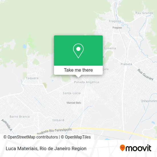 Luca Materiais map