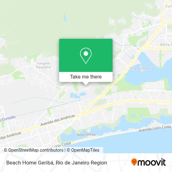 Beach Home Geribá map