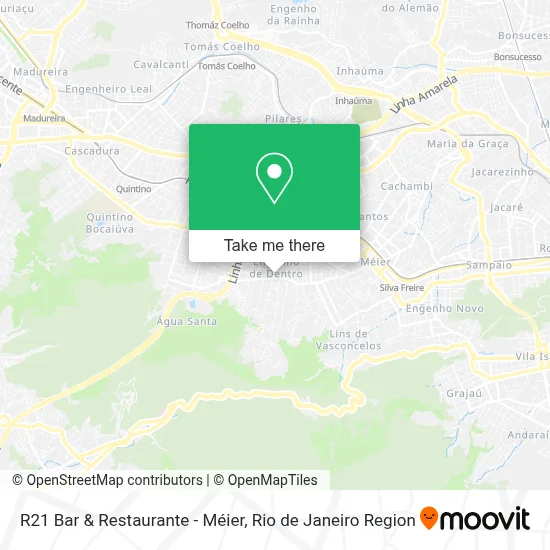 R21 Bar & Restaurante - Méier map