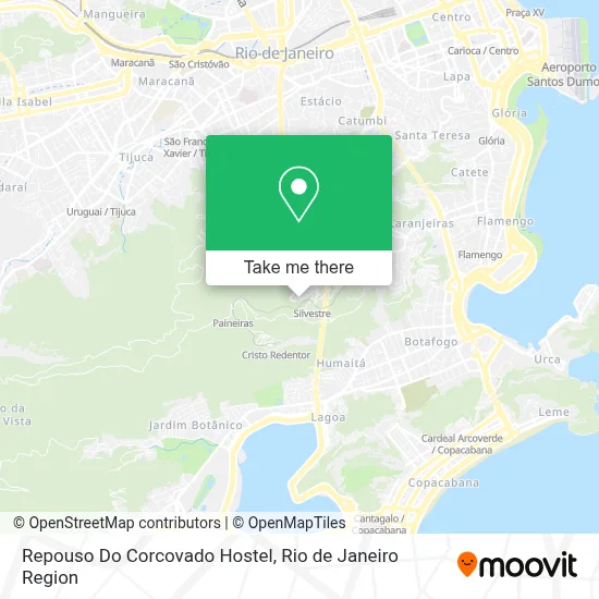 Repouso Do Corcovado Hostel map
