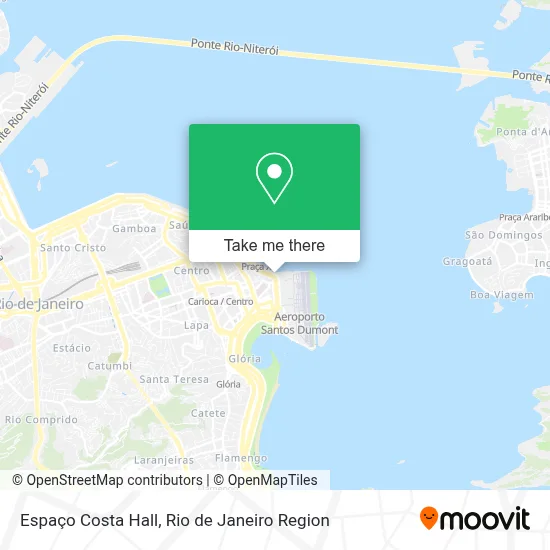 Espaço Costa Hall map