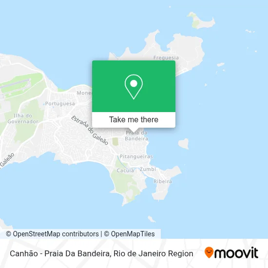 Canhão - Praia Da Bandeira map