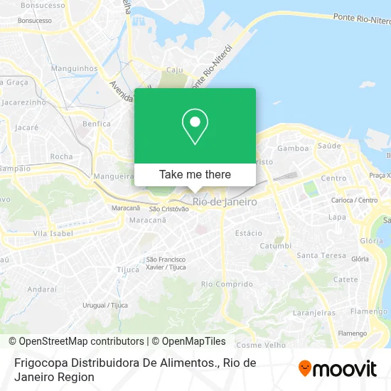 Frigocopa Distribuidora De Alimentos. map