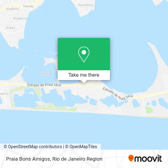Praia Bons Amigos map