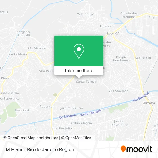 M Platini map