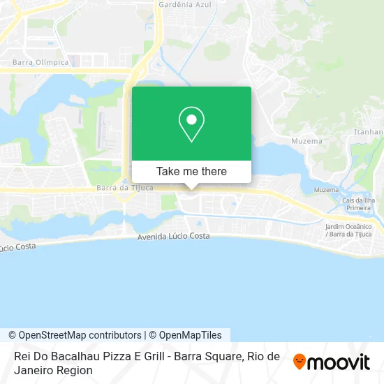 Rei Do Bacalhau Pizza E Grill - Barra Square map