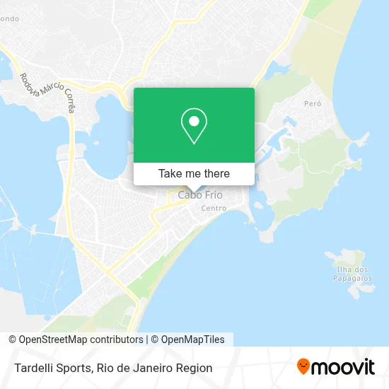 Tardelli Sports map