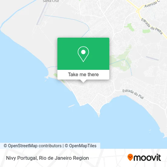 Nivy Portugal map