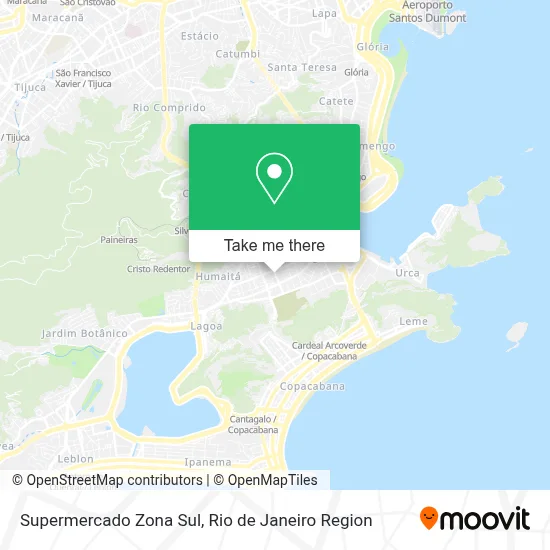Supermercado Zona Sul map