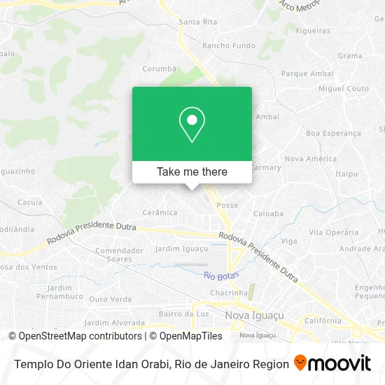 Templo Do Oriente Idan Orabi map