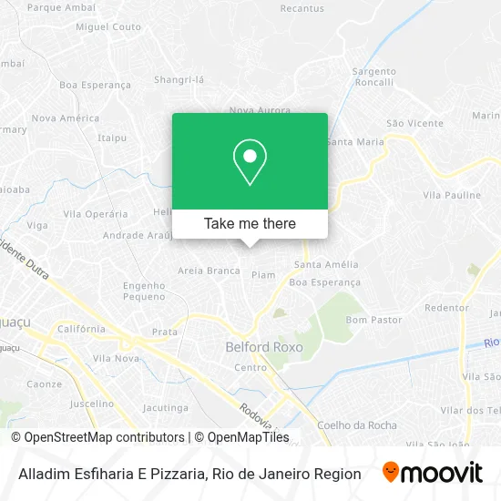 Alladim Esfiharia E Pizzaria map