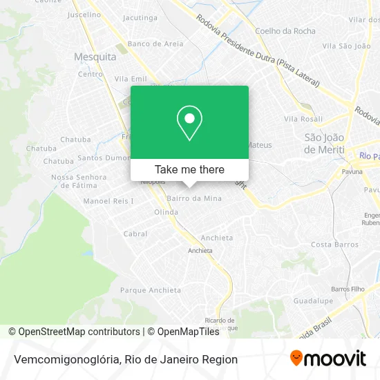 Vemcomigonoglória map
