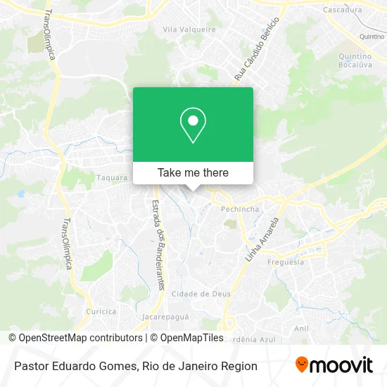 Pastor Eduardo Gomes map