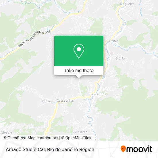 Amado Studio Car map
