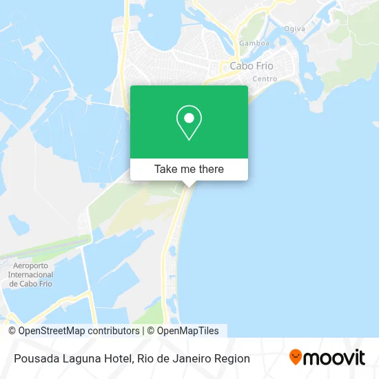 Pousada Laguna Hotel map
