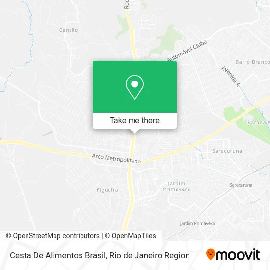 Cesta De Alimentos Brasil map