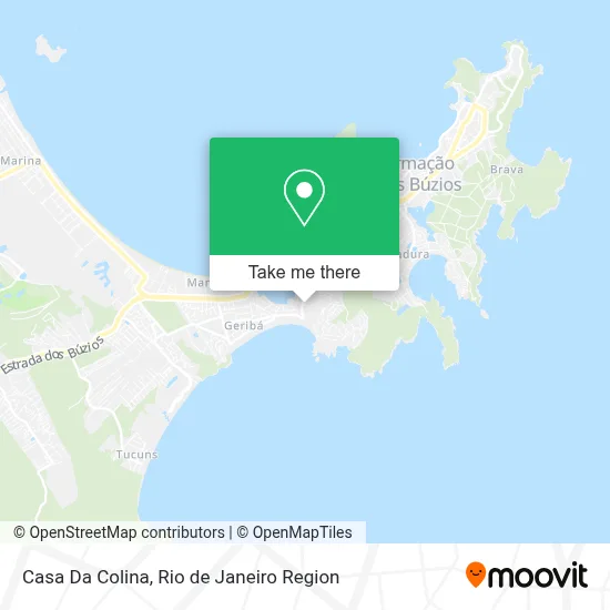 Casa Da Colina map