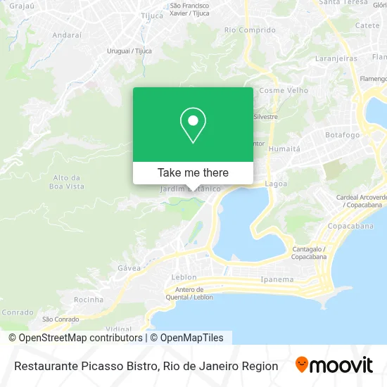Restaurante Picasso Bistro map