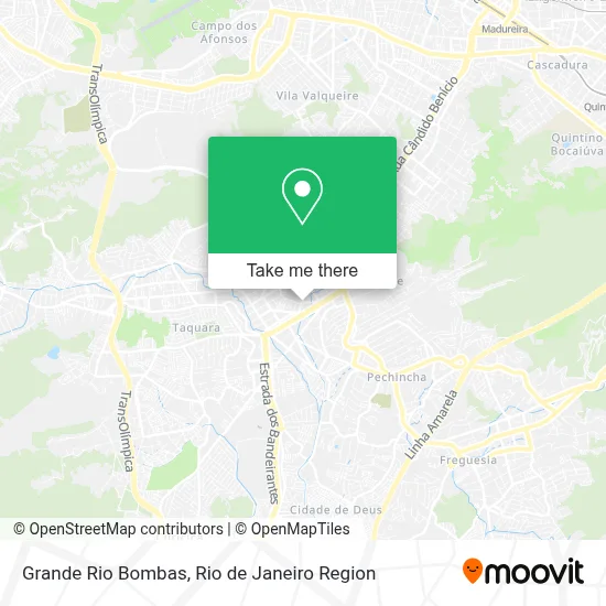 Grande Rio Bombas map