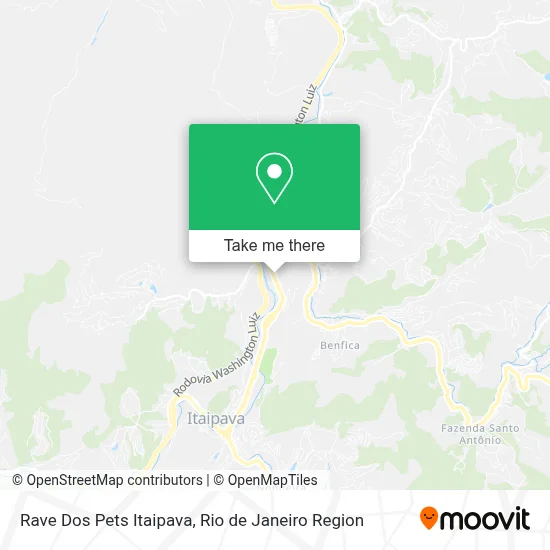 Rave Dos Pets Itaipava map