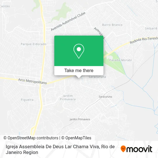 Igreja Assembleia De Deus Lar Chama Viva map