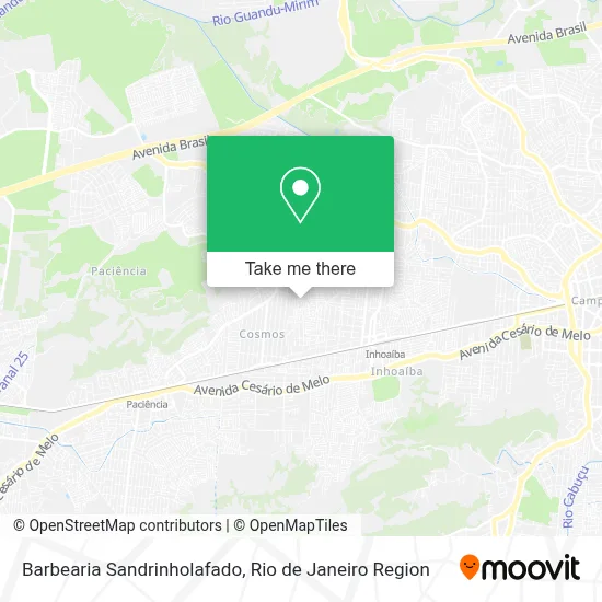 Barbearia Sandrinholafado map