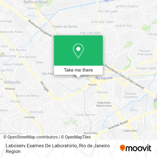 Laboserv Exames De Laboratorio map