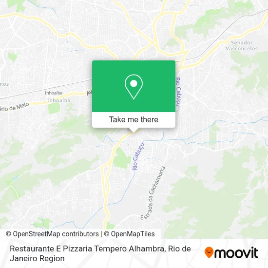 Restaurante E Pizzaria Tempero Alhambra map