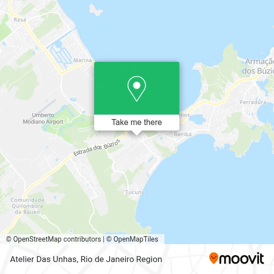 Atelier Das Unhas map