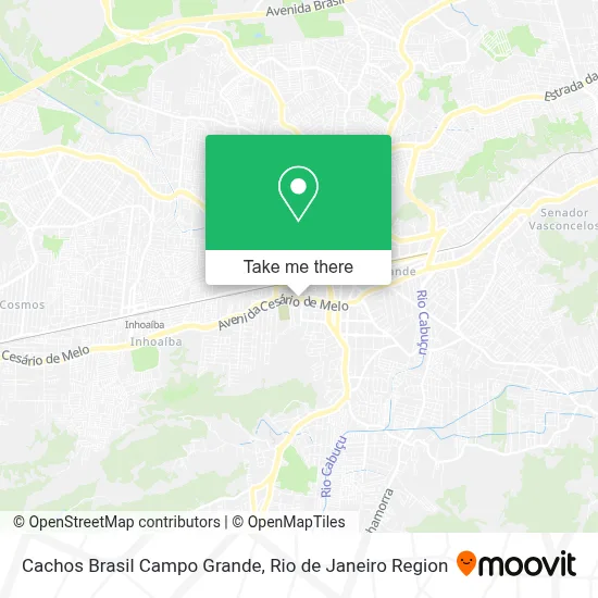 Cachos Brasil Campo Grande map